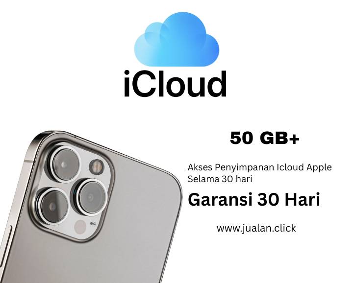 Icloud 50 GB 30 Hari
